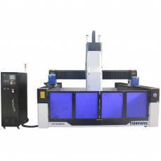 4 Axis 12HP Cnc Router 6.5' X 9.8' X 3.3'  for EPS Foam Styrofoam Molding 3D Carving Engraving Machine