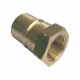 ISO B Hydraulic Quick Coupling Brass Socket Plug 1" NPT 1740PSI