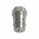 1/2" NPT Hydraulic Quick Coupling Carbon Steel Plug Poppet Valve 3625PSI ISO A