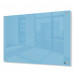 Magnetic Glass Dry Erase Marker Board -24" x 36" -Baby Blue