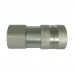1/2" Body 1-1/16"UNF Hydraulic Quick Coupling Flat Face Carbon Steel Socket 3625PSI ISO 16028 HTMA Standard