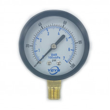 2.5 Inch Dry Pressure Gauge Bottom Connection 1/4