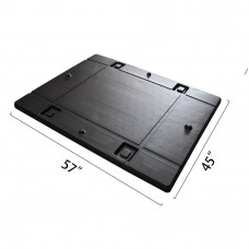 57" x 45" x  1.97"  Plastic Pallet Pack Container Lid