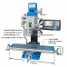 VM25L-D 7" x 27" Benchtop Milling Machine Variable Speed 100-2250 RPM  1.5HP(1100W) Brushless Compact Mill Drill with R8 Spindle and 3-Axis DRO