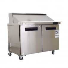 Stainless Steel 48 in. Mega Top Food Prep Table Refrigerator Commercial Refrigerator Restaurant Refrigerator