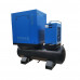 81 CFM Rotary Screw Air Compressor 20HP 230V 3PH Tank Dryer 125 PSI