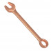 WEDO Non-Sparking Combination Wrench, Spark-free Safety Spanner,Beryllium Copper,Non-Magnetic,DIN Standard, BAM & FM Certificate,1-1/16'',175mm