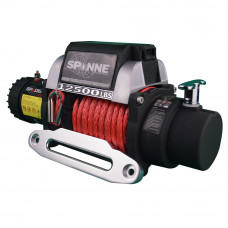 12500 Lb Capacity Synthetic Rope Car Electric Winch 12 Volt DC Powered