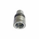 Hydraulic Quick Coupling Carbon Steel Manual Locking Ring Socket With Pressure Eleminator 4350PSI 1/2" BSP
