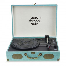 Vinyl Record Player with Speakers Bluetooth Suitcase Turntables