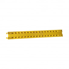 1 Channel Plastic Cable Protector Molded Cable Protector 39" - Yellow