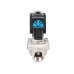 110VAC Stainless Steel Pilot Operated Diaphragm Solenoid Valve, Normally Closed, 1/2" NPT Pipe Size