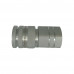 1/2" Body 7/8"UNF Hydraulic Quick Coupling Flat Face Carbon Steel Socket High Pressure ISO 16028 4785PSI