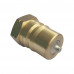 1" NPT ISO B Brass Hydraulic Quick Coupling Plug 1740PSI