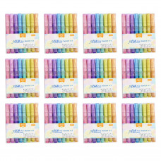 8 Colors Acrylic Painter Paint Makers Water Based Round Tip Set of 96