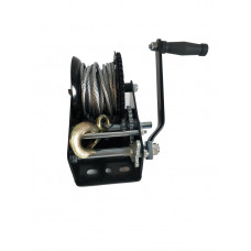 Electroplated Pulling Hand Winch for Wire Rope 2500 lbs Capacity