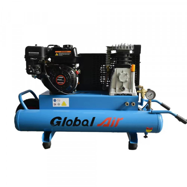 6.5HP 10Gallon Single-Stage Portable Gas Air Compressor 12CFM ,165PSI, Wheelbarrow Air Compressor