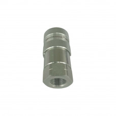 1/2" Body 1/2"NPT Hydraulic Quick Coupling Flat Face Carbon Steel Socket 3625PSI ISO 16028 HTMA Standard