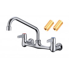 Wall Mount Sink Faucet With 8