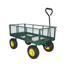 45"L x 23"W Steel Utility Cart Garden Wagon 1400lb Capacity