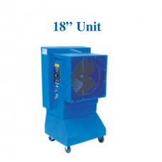 18" Direct Drive Portable Evaporative Cooler Variable Speed