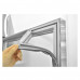 Bolton Tools Single Glass Door Stainless Steel Reach-In Commercial Refrigerator 20 cu.ft. Restaurant Refrigerators KR-23G ETL Certification