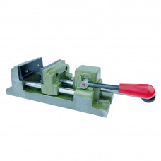4", Quick Grip Drill Press Vise, A Type, Stationary, Made in Taiwan