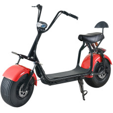 Fat Tire Electric Scooter For Adults With Two Wheels One Seat 60V 20Ah 2000W Red