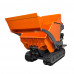 Tracked Dumper 1102lbs Capacity 10HP Hydraulic Tipping Crawler Tracked Mini Dumper Truck Transporter Steel Dump Cart