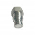 1" Body 1-1/4"NPT Hydraulic Quick Coupling Flat Face Carbon Steel Socket Plug 2900PSI ISO 16028 HTMA Standard