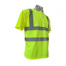 L Safety Polo Shirt Classic Type R Class 2 Birdseye Short Sleeve