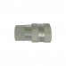 1/4" Body 1/4"NPT Hydraulic Quick Coupling Flat Face Carbon Steel Socket 4567PSI ISO 16028 HTMA Standard