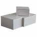 100 Pieces Gift Boxes 8 x 8 x 4" White Gloss One Parcel