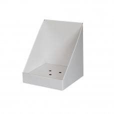 10 Pieces Cardboard Display Stands White 8 x 8 x 10" One Parcel