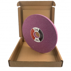 8" (D) x 1/2"(T), 1-1/4" Arbor, 46 Grit,  J Hardness, Rudy Aluminum Oxide, Surface Grinding Wheel, Type 1, Made In Taiwa