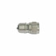 Hydraulic Quick Coupling Carbon Steel Manual Locking Ring Plug 5075PSI 3/8" BSP