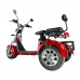 1500W Fat Tire Electric Scooter 3 Wheels With 10 Inch Aluminum Wheel 20AH 60V Red