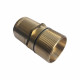 1-1/2" Hydraulic Quick Coupling Carbon Steel Brass Screw Connect Wing Nut 2500PSI NPTF Socket Plug