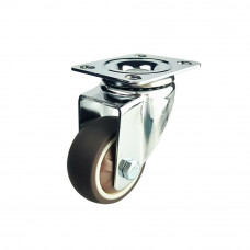 2" Swivel Plate Caster 55lb Capacity Brown TPR