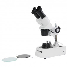 20X - 40X Dark-Filed Rotation Binocular Stereo Microscope