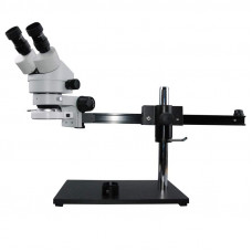 3.5X-45X Single Boom Stand Binocular Zoom Microscope