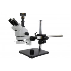 3.5X-45X 3MP Digital Single Boom Stand Trinocular Zoom Microscope