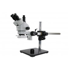 3.5X-45X Single Boom Stand Trinocular Zoom Microscope