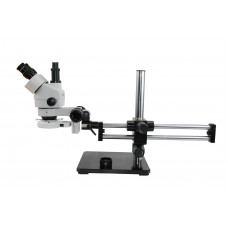 3.5X-45X 10MP Digital Double Boom Stand Trinocular Zoom Microscope