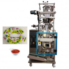 Four sided sealing V shaped packging machine for 3 g ketchup sauce