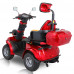 1000W Heavy Duty Mobility Scooter All-terrain Driving With Four Wheels For Adults & Seniors, Red