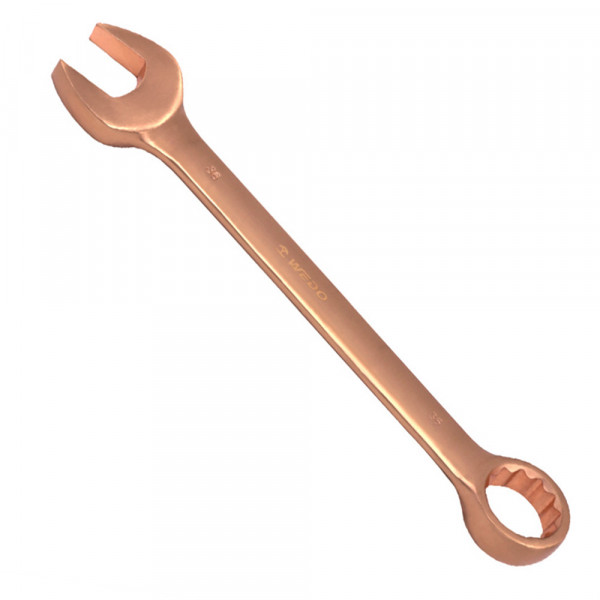 WEDO Non-Sparking Combination Wrench, Spark-free Safety Spanner,Beryllium Copper 1/2'',175mm