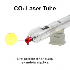 100W CO2 Laser Tube 1450mm Long 80mm Dia. With Advanced Coating 10000hr Service Life for Laser Engraver Cutter Laser Engraving Machine FDA Approved