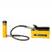 10 Tons Hydraulic Cylinder Jack Single Acting 4'' Stroke with Hydraulic Foot Pump and Hose
