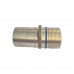 3/4"Hydraulic Quick Coupling Carbon Steel Brass Screw Connect Wing Nut 3000PSI NPTF Socket Plug